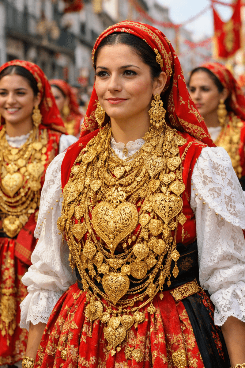 queen-romarias-festival-gold-filigree-hearts