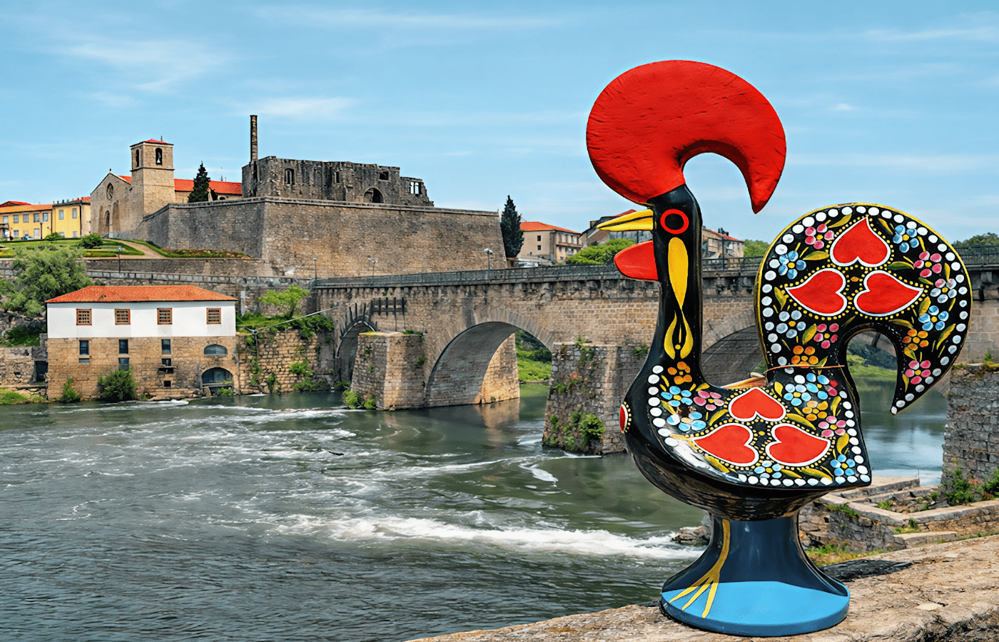 Barcelos is the heart of Portugal’s folk identity and a UNESCO Creative City for Crafts and Folk Art.