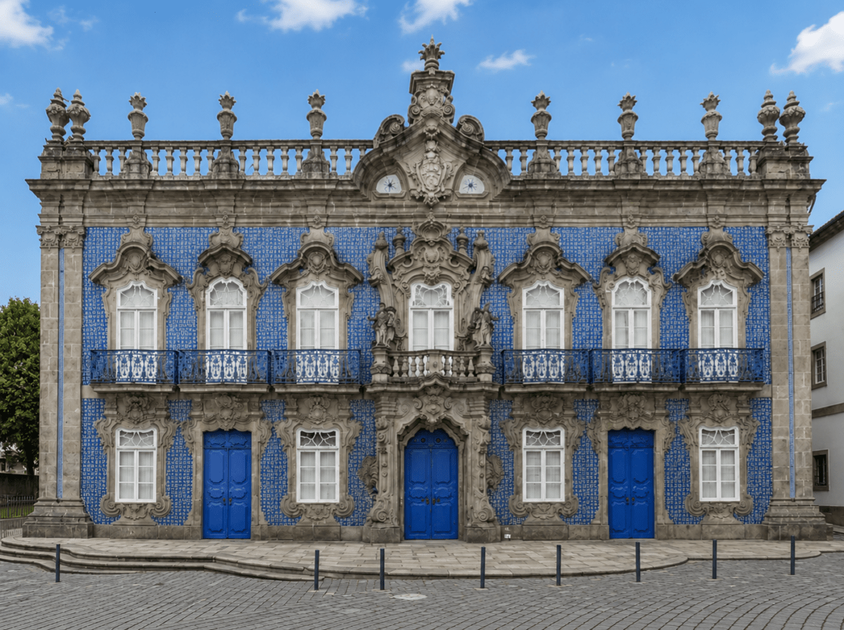 Palácio do Raio - An 18th-century palace distinguished by its vivid blue azulejo façade