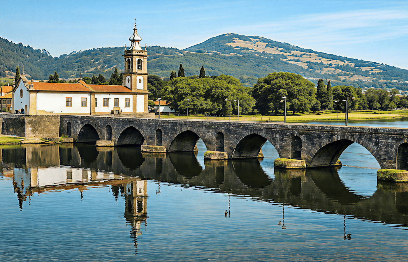 Ponte de Lima’s iconic bridge, spanning the Lima River, remains the enduring symbol of Portugal’s oldest town